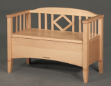 Truhenbank Calotta Buche massiv, natural