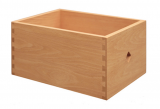 Schubkasten für Kommode Castello Buche massiv, flexibel verwendbar mit Filzscheuerschutz auf der Unterseite