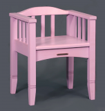 Kinderstuhl Carlo Buche massiv, rose