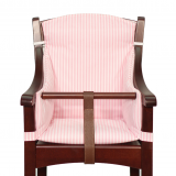 Rundumkissen für Kinderhochstuhl Torelino rose/weiß