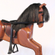 Schaukelpferd Pony Mahgoni massiv